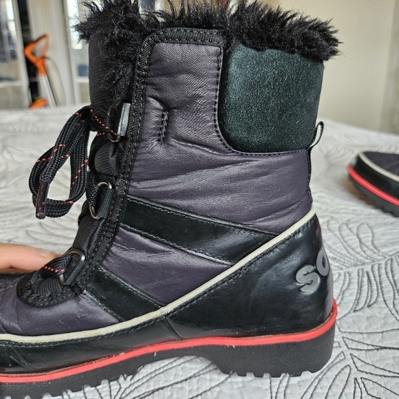 GUC Sorel Tivoli 2 Winter Snow Boot Black Women 6 - Picture 7 of 16